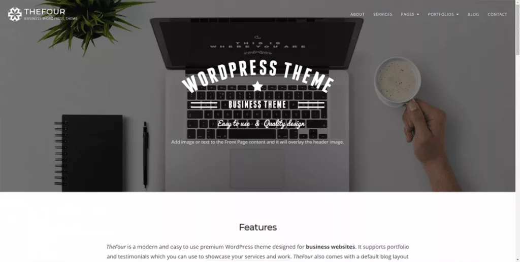 TheFour — Лучшие и бесплатные темы для WordPress